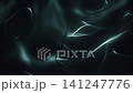 Dark futuristic liquid effect abstract background with fluid morphing blob shapes and a smooth gradient of dark moody colors. Stylish full HD and looping animation 141247776