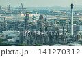 Oil refinery facilities time lapse from evening to night. 141270312