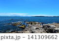 The sea and waves photographed on the coast of Sarushima Island. 141309662