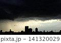 Dramatic timelapse of dark rain clouds sweeping across Bangkok, Thailand. 141320029