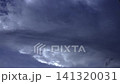 Time-lapse of converging storm clouds rapidly forming before a severe thunderstorm. 141320031