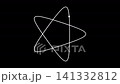 Geometric line animation with a star pattern on a black background (4K resolution) 141332812