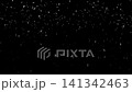 Dark night sky full of twinkling stars creating a peaceful winter scene rendered in high resolution 141342463