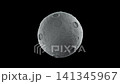 High detailed loopable animation of a stylized moon with craters, 3d render 141345967