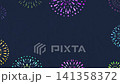 A frame featuring spectacular fireworks; an animated video of fireworks. 141358372