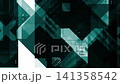 4K abstract geometric motion background featuring layered shapes, diagonal elements and subtle interface graphics with fast-paced transitions 141358542