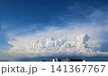 夏空に力強く湧き出る積乱雲   141367767