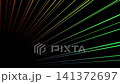 Rainbow-colored converging lines, angular radial (bottom left) effect line loop, anime style, 4K 141372697