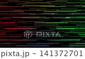 Rainbow-colored horizontal speed line effect loop, anime style, 4K 141372701
