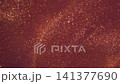Sparkling stream blur. Shiny particles glare. Orange red yellow liquid powder mix flare. Color bokeh twinkle abstract art background. 141377690