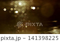 Reflection of sunset in water for natural background with glow and glitter 141398225