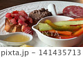 Italian Antipasto Platter Close Up 141435713