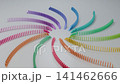 Collapsed colorful dominoes CG 141462666
