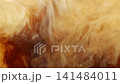Macro Pour of Milk Into Coffee With Cream Swirl , Super Slow Motion 141484011