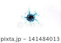Super Slow Motion of Splashing Water Isolated on White Background . Filmed on High Speed Cinematic Camera at 1000 FPS 141484013