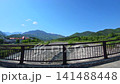A view of Azumino, a popular summer tourist spot in Nagano Prefecture, from the window of a tour bus. 141488448