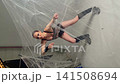 Halloween Photoshoot: Woman in Spiderweb 141508694