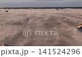 Wind blowing across the sandy beach 141524296