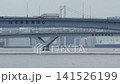 Traffic crossing the Harumi Bridge, Toyosu Bridge, and Rainbow Bridge, which overlap in Tokyo Bay during the summer. 141526199