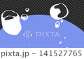 Hand-drawn bubble and liquid transitions, 3-color set, transparent background. Hand-drawn bubble and liquid transitions, 3-color set, transparent background. 141527765