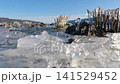 冬季諏訪湖的冰雪景觀 141529452