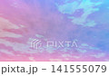 ループする夕焼けと雲のアニメーション 141555079