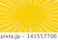漫畫風格的白色速度線循環動畫（黃色背景） 141557706