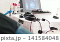 Footage of an apheresis machine with its touchscreen, blood tubes and blood line in motion during a plasma donation at a medical clinic. 141584048