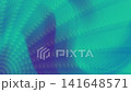 Dynamic abstract background featuring flowing gradient waves in teal and purple. Smooth, fluid motion creates a sense of depth and movement. Ideal for technology, science, or design-related projects. 141648571