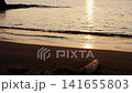 Dusk seen from the sea 141655803