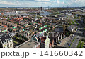 Aerial shot of Zaandam city center in Netherlands 141660342