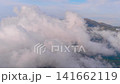 Timelapse: white clouds swirling around Babadag mountain ridges 141662119