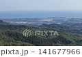 Green Furusato Line, the vast expanse of the Pacific Ocean, drone aerial photography, filmed March 2024, 05 141677966