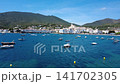 Aerial views of mediterranean village 141702305