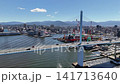 Drone footage of Aratsu Ohashi Bridge and Bayside in Fukuoka Prefecture. 141713640