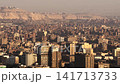 Aerial 360 panorama of Cairo Dense Urban Sprawl at Sunset 141713733