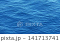 Close Up of blue Sea Water wave pattern 141713741