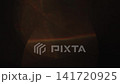 Slow motion real lens flare from back sunlight over dark background for overlay 141720925