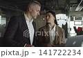 Colleague expert. Businesspeople together meeting in office. Businesspeople working on business project. Collaborating on new business project. Business collaboration. 4k footage 141722234