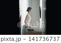 Young woman checking her skin condition 141736737