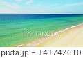 Beautiful Sea in summer season white clouds and blue sky footage from drone 141742610