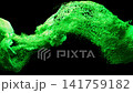 3d render of abstract art video animation with flow spheres 141759182