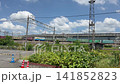A freight train passing by 141852823