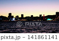 Kobe Port at dusk (panning), Port Island, Chuo Ward, Kobe City 141861141