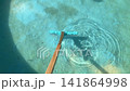 Swimming pool water cleaning equipment set 141864998