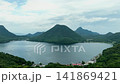 群馬県・榛名山・榛名湖の空撮映像 141869421