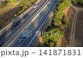 Carretera entre campos y bosques de la Costa Brava 141871831