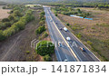 Carretera entre campos y bosques de la Costa Brava 141871834