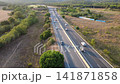 Carretera entre campos y bosques de la Costa Brava 141871858