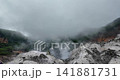 Jigokudani (Hell Valley) in Noboribetsu Onsen, Hokkaido | A spectacular view of rugged rock faces created by volcanic activity and rising steam. 141881731